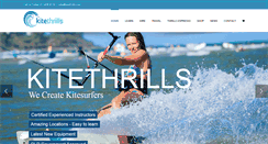 Desktop Screenshot of kitethrills.com